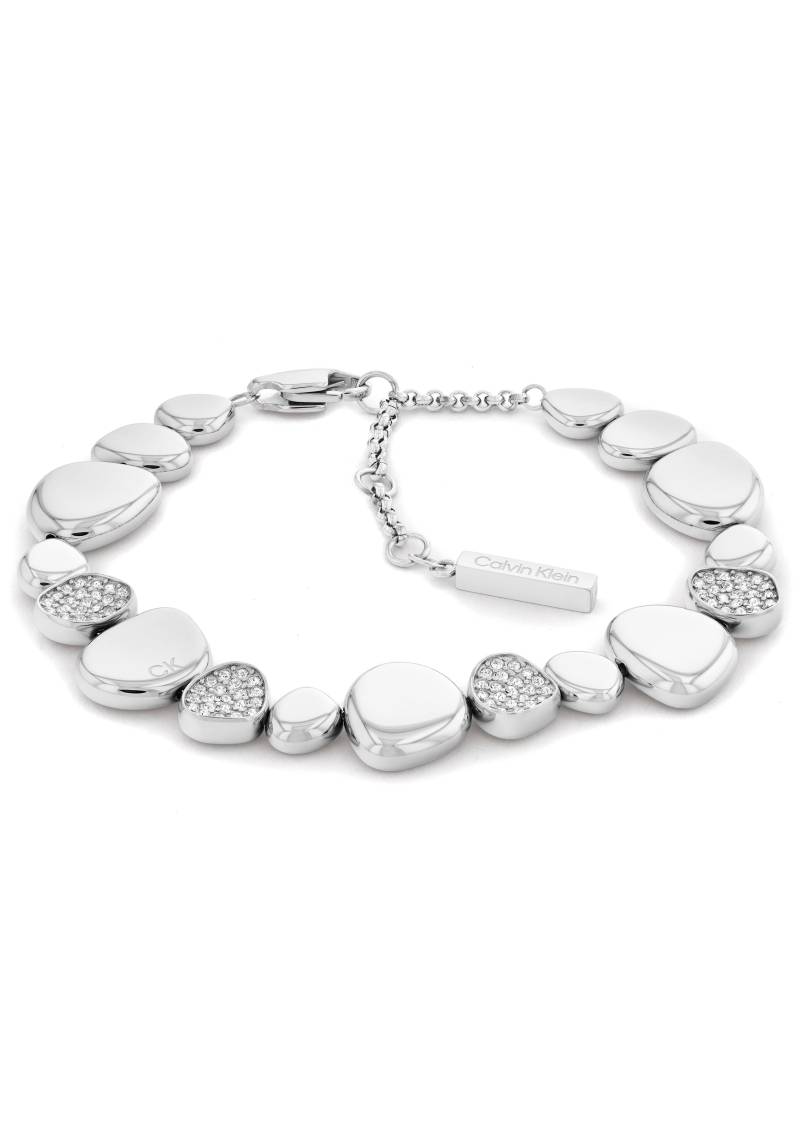 Calvin Klein Armband »Schmuck Edelstahl Armschmuck Ankerkette«, mit Glasstein von Calvin Klein