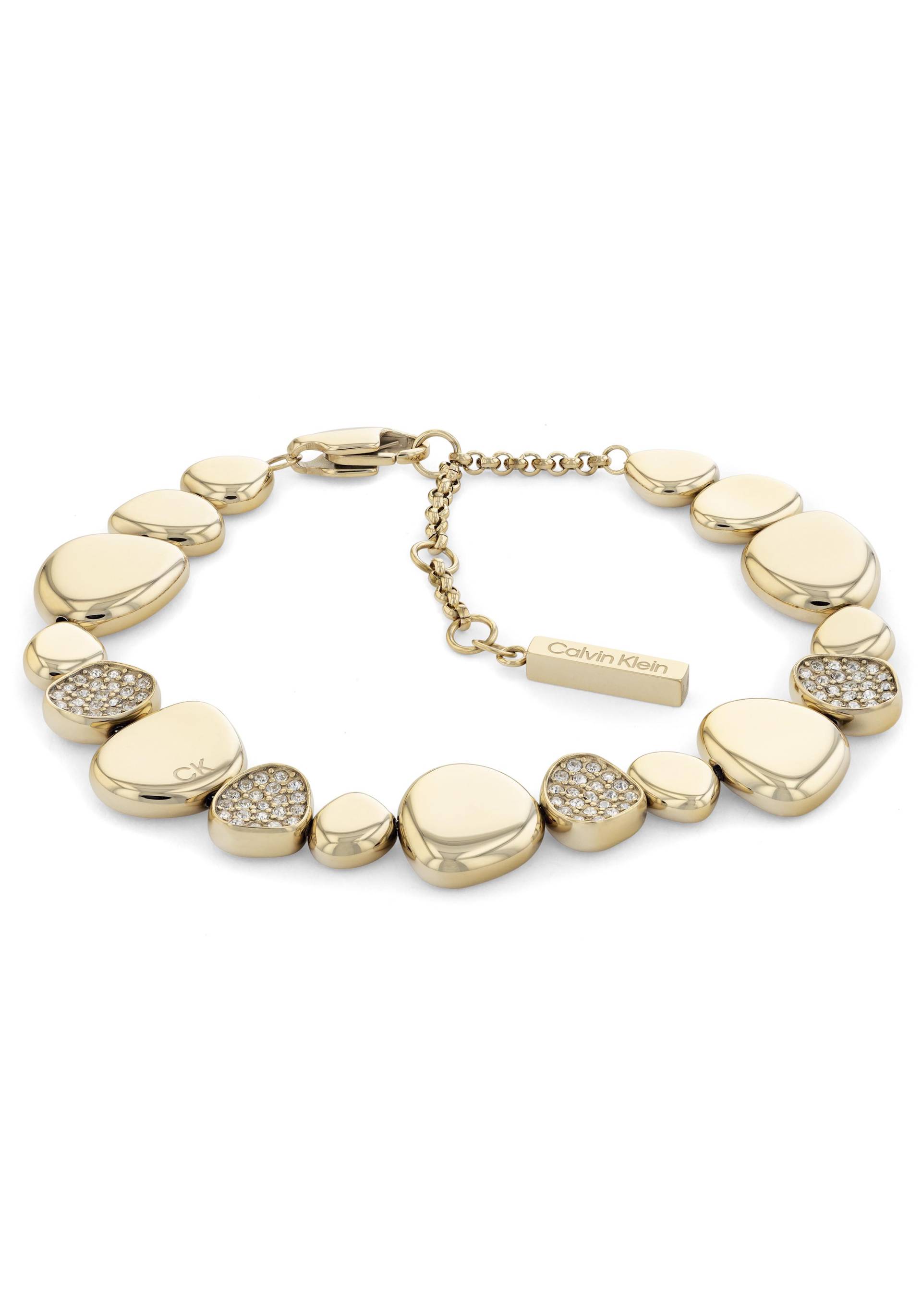 Calvin Klein Armband »Schmuck Edelstahl Armschmuck Ankerkette«, mit Glasstein von Calvin Klein