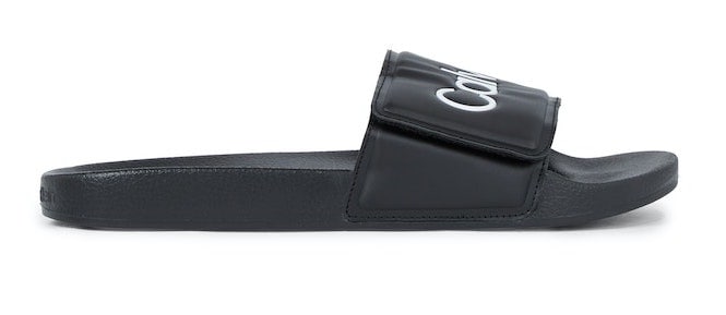 Calvin Klein Badepantolette »POOL SLIDE ADJ«, Sommerschuh, Poolslides, Schlappen, mit Logoschriftzug von Calvin Klein