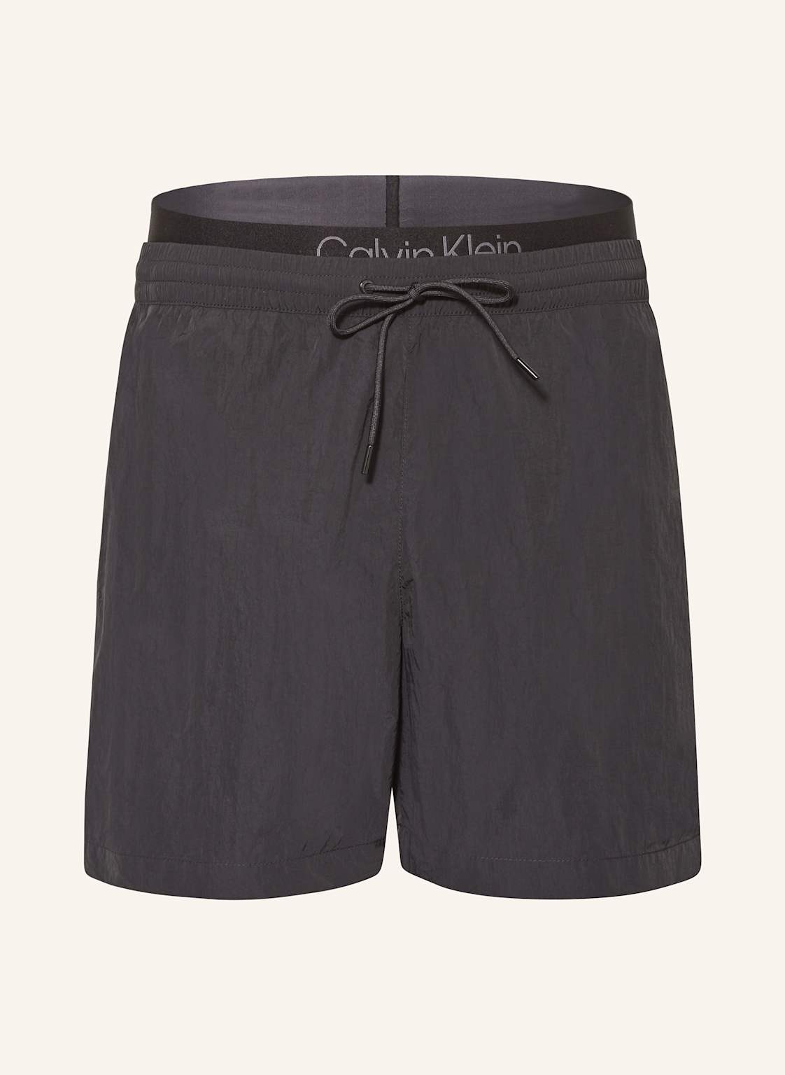 Calvin Klein Badeshorts Ck Monogram schwarz von Calvin Klein