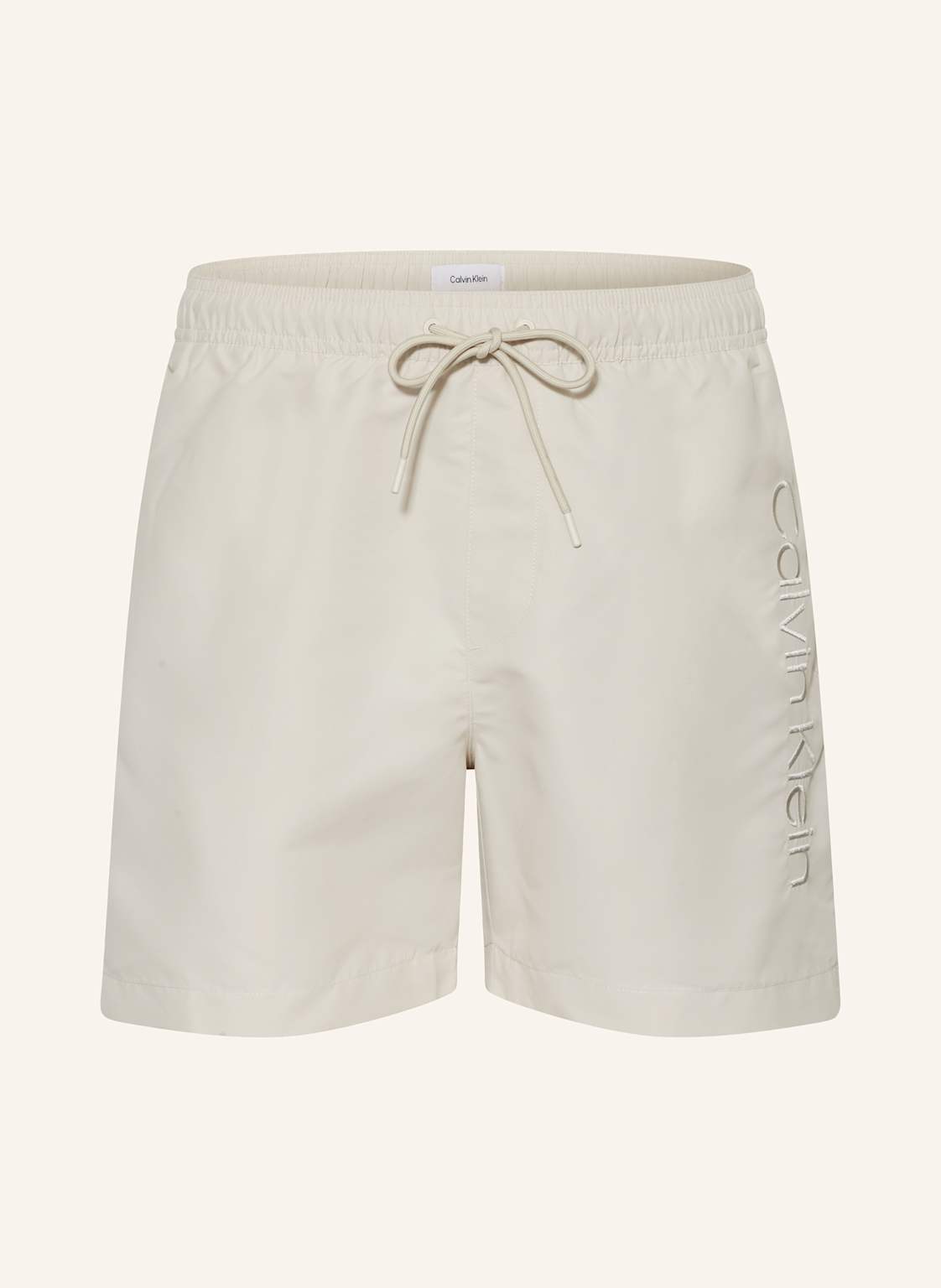 Calvin Klein Badeshorts Logo Embroidery weiss von Calvin Klein