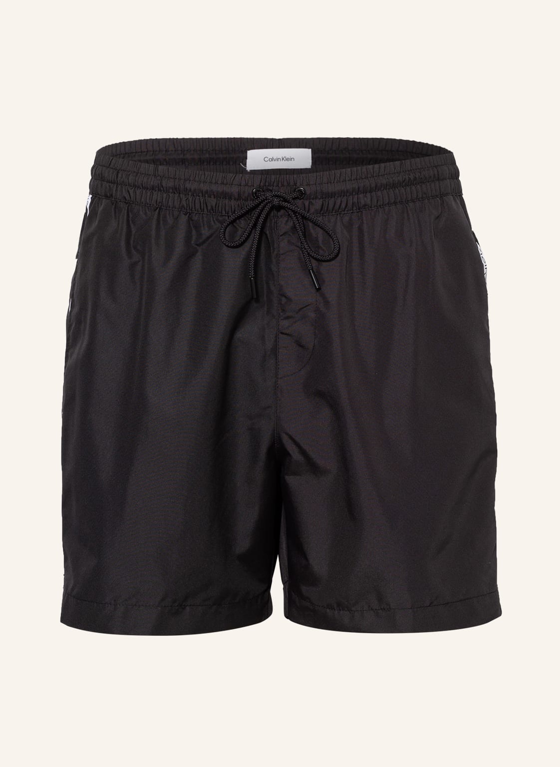 Calvin Klein Badeshorts Logo Tape schwarz Calvin Klein Badeshorts Logo Tape schwarz von Calvin Klein