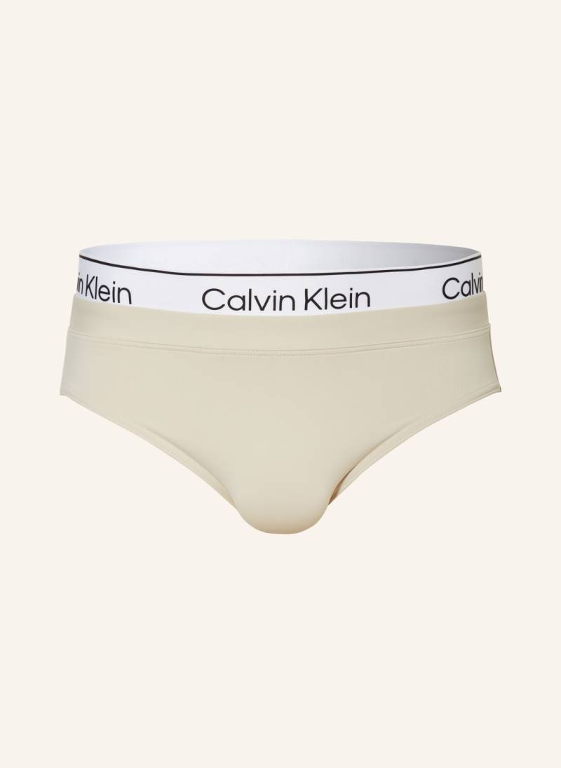 Calvin Klein Badeslip Ck Meta Lecacy beige von Calvin Klein