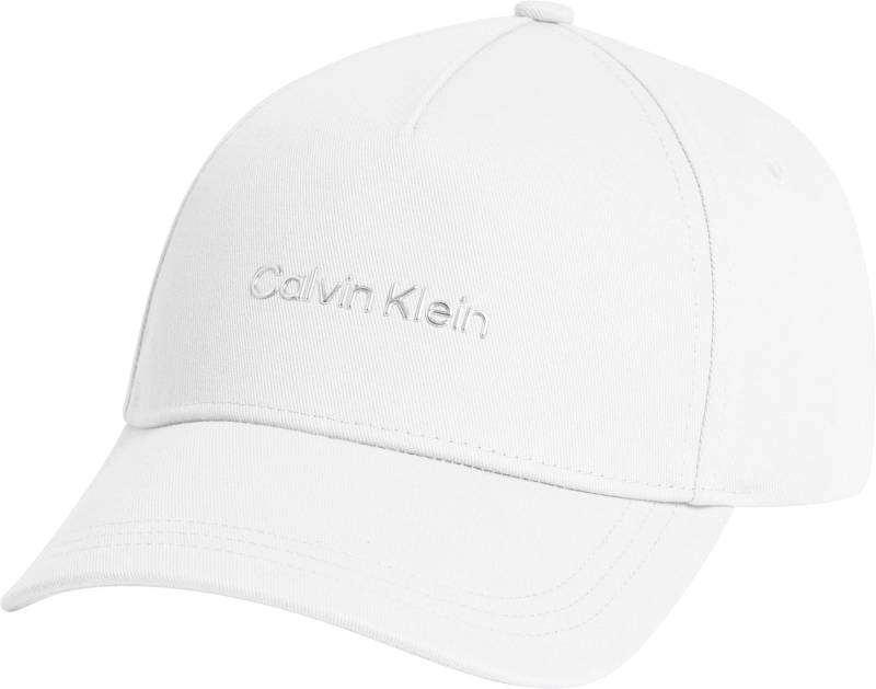 Calvin Klein Baseball Cap, mit Metall-Schriftzug von Calvin Klein