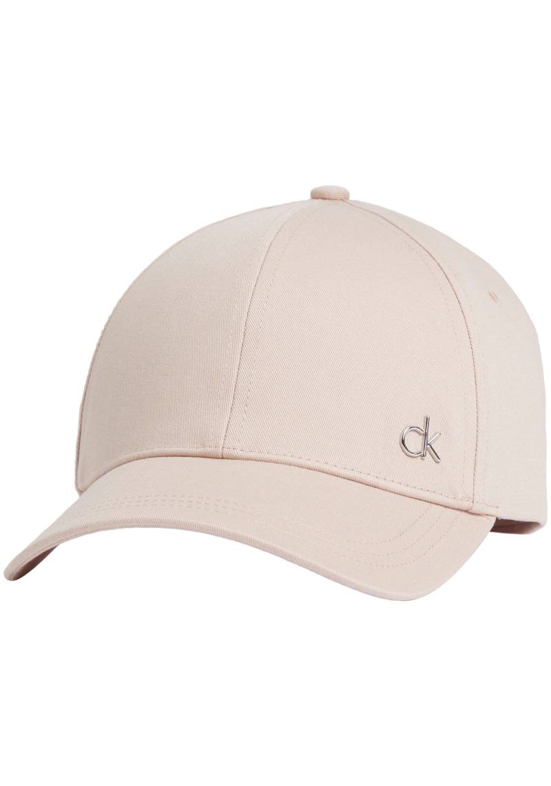 Calvin Klein Baseball Cap »CK METAL COTTON CAP«, Logoprägung am Klemmverschluss von Calvin Klein