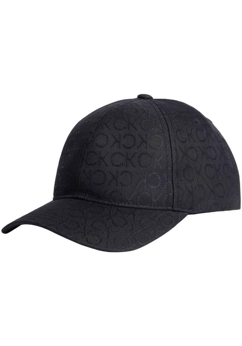 Calvin Klein Baseball Cap »MONOGRAM JACQUARD CAP«, Allovermuster, Klemmverschluss von Calvin Klein