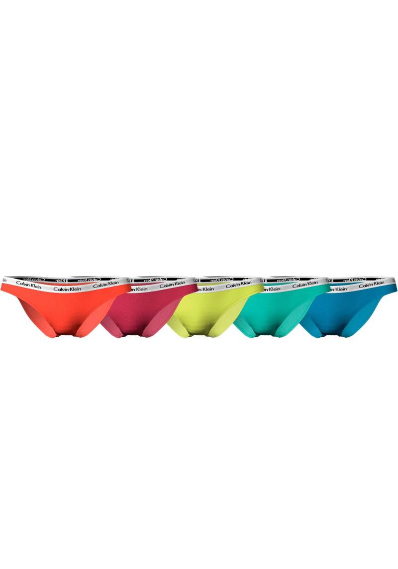 Calvin Klein Underwear Bikinislip »BIKINI 5PK«, (Packung, 5 St., 5er-Pack), mit klassischem CK-Logobund von Calvin Klein Underwear