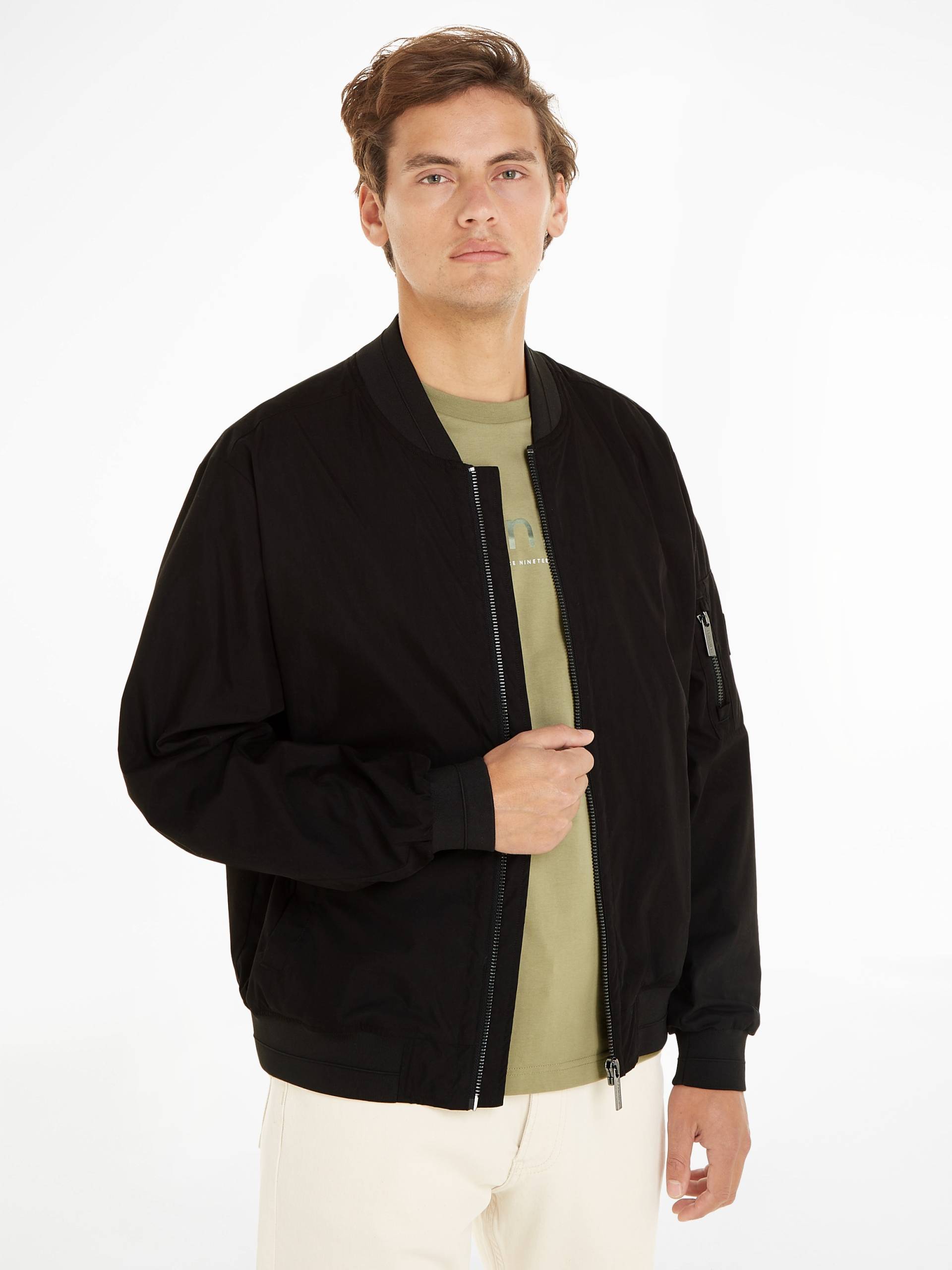 Calvin Klein Blouson »REC. COTTON NYLON HERO BOMBER« von Calvin Klein