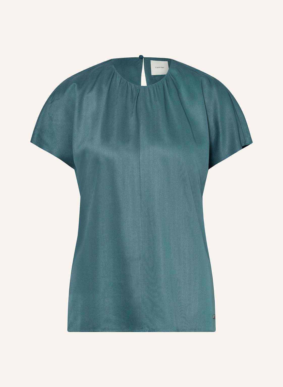 Calvin Klein Blusenshirt Aus Satin gruen von Calvin Klein