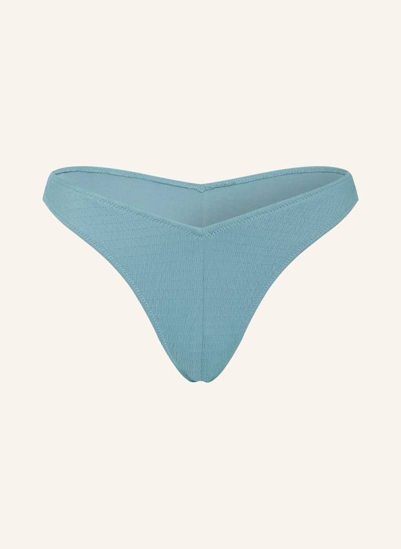 Calvin Klein Brazilian-Bikini-Hose Ck Monogram Texture blau von Calvin Klein