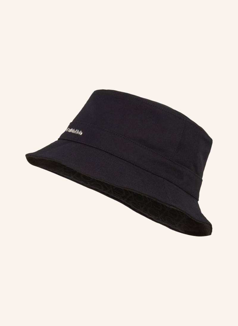 Calvin Klein Bucket-Hat Zum Wenden schwarz von Calvin Klein