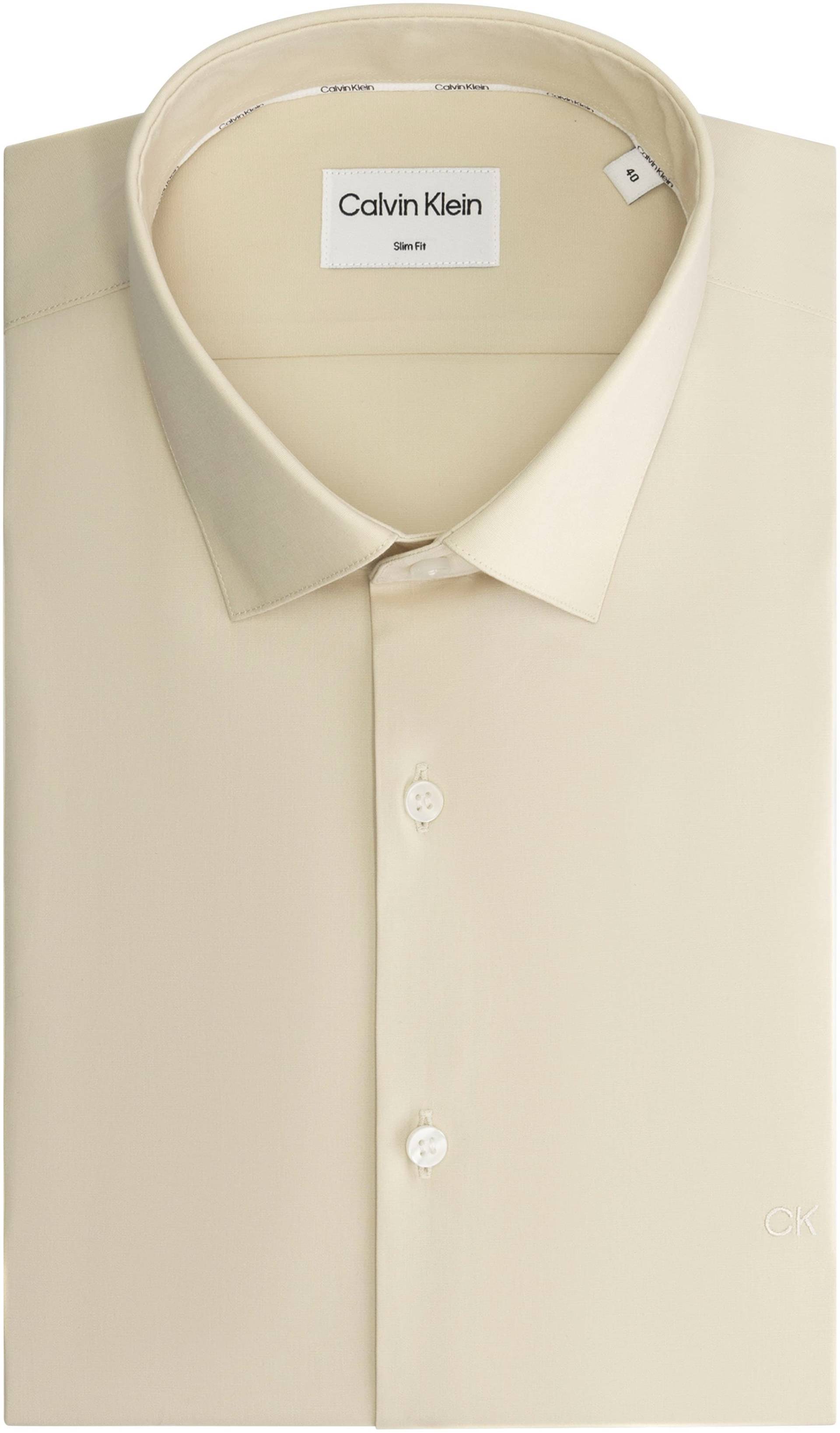 Calvin Klein Businesshemd »POPLIN STRETCH SLIM SHIRT«, mit Kentkragen von Calvin Klein