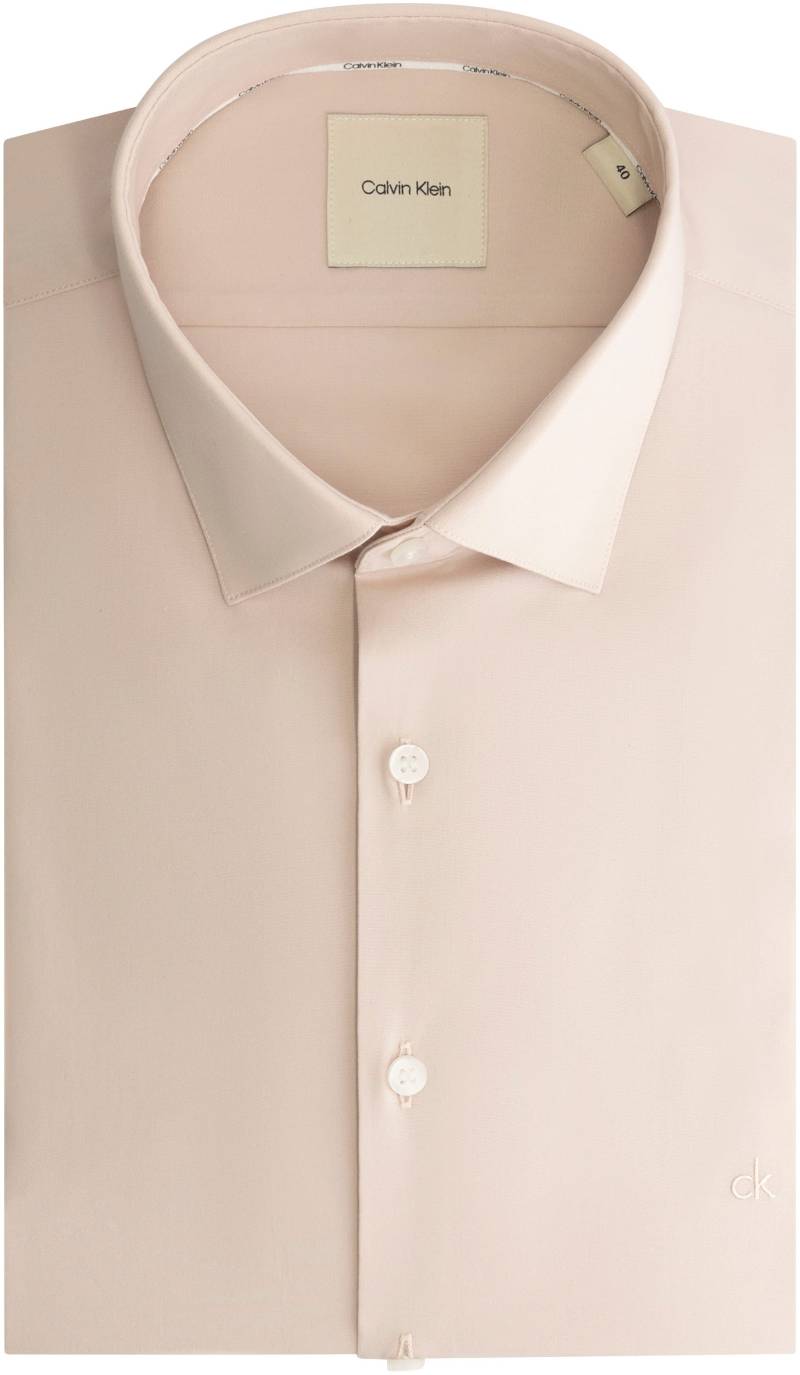 Calvin Klein Businesshemd »POPLIN STRETCH SLIM SHIRT«, mit Kentkragen von Calvin Klein