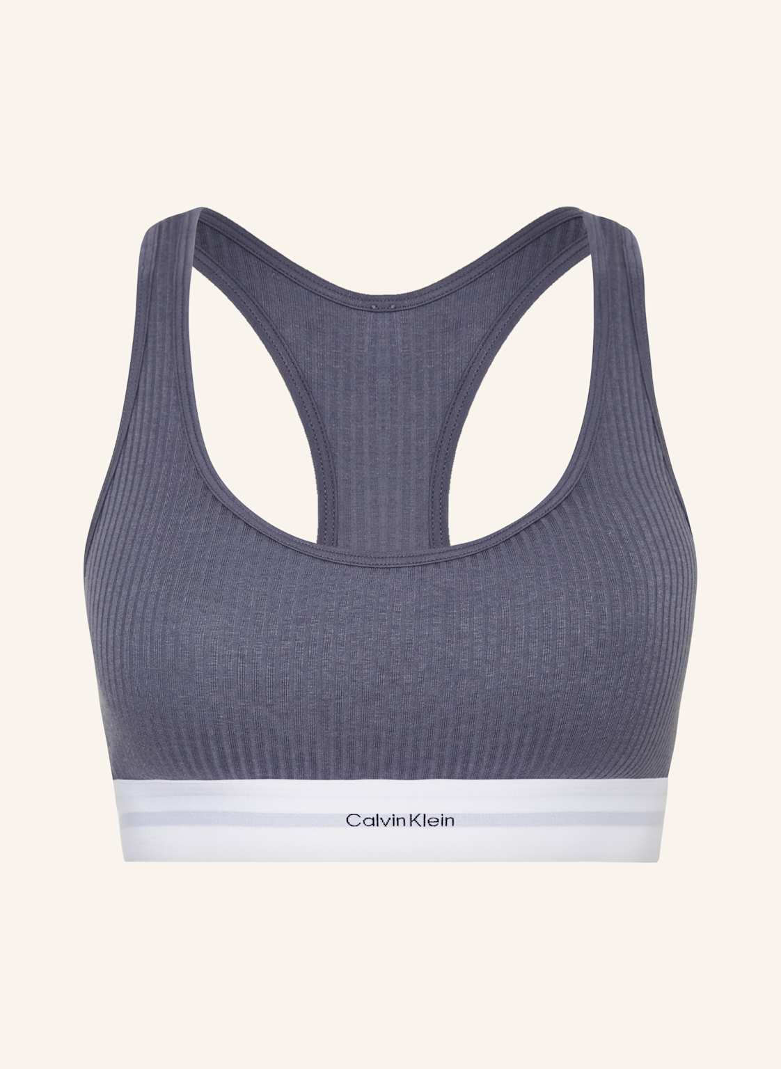 Calvin Klein Bustier Cotton Modal Rib blau von Calvin Klein