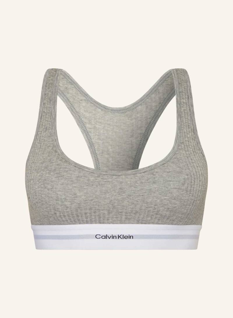 Calvin Klein Bustier Cotton Modal Rib grau von Calvin Klein