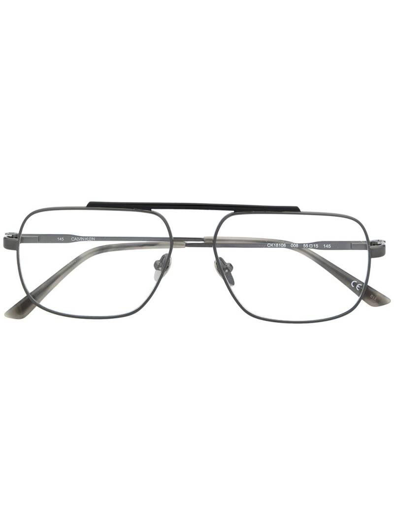 Calvin Klein CK18106 rectangular-frame glasses - Black von Calvin Klein