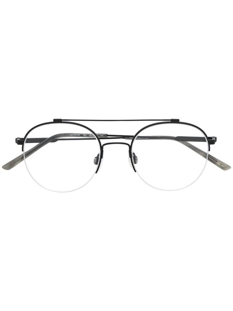 Calvin Klein CK19144 round-frame glasses - Black von Calvin Klein