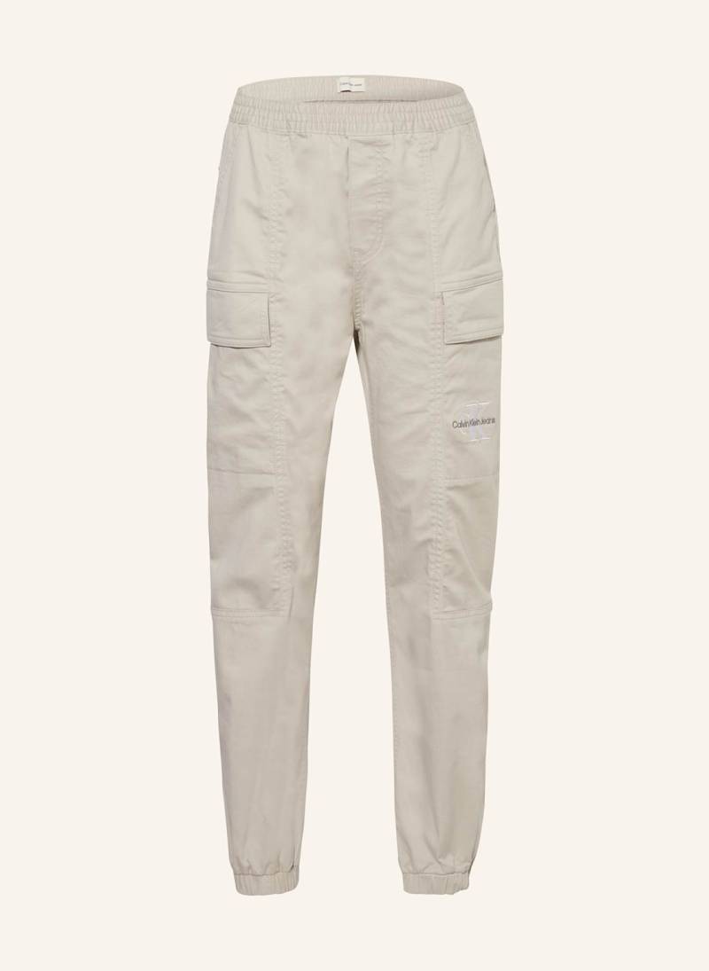 Calvin Klein Cargohose weiss von Calvin Klein