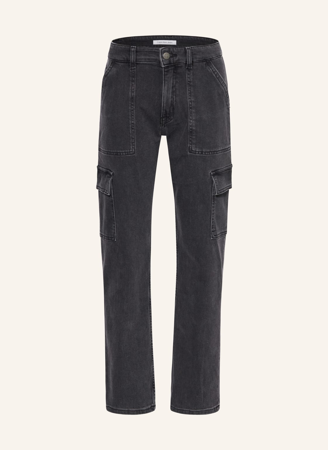 Calvin Klein Cargojeans Regular Fit grau von Calvin Klein