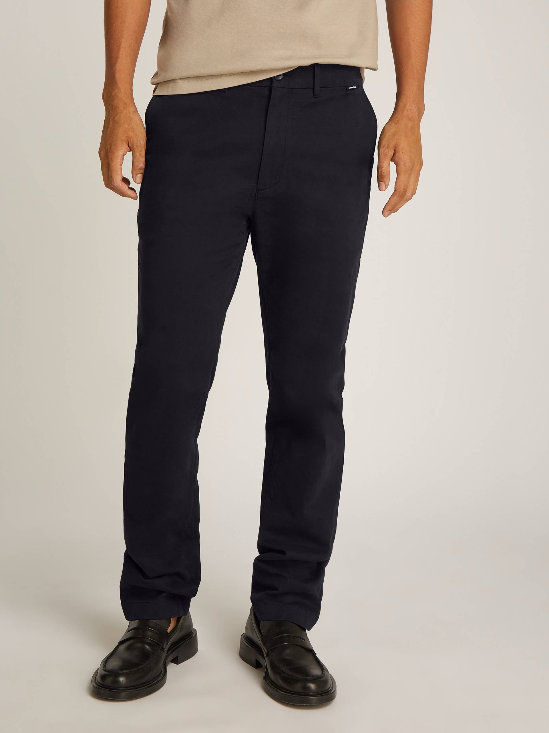 Calvin Klein Chinohose »MODERN TWILL SLIM CHINO«, mit Logoprägung von Calvin Klein