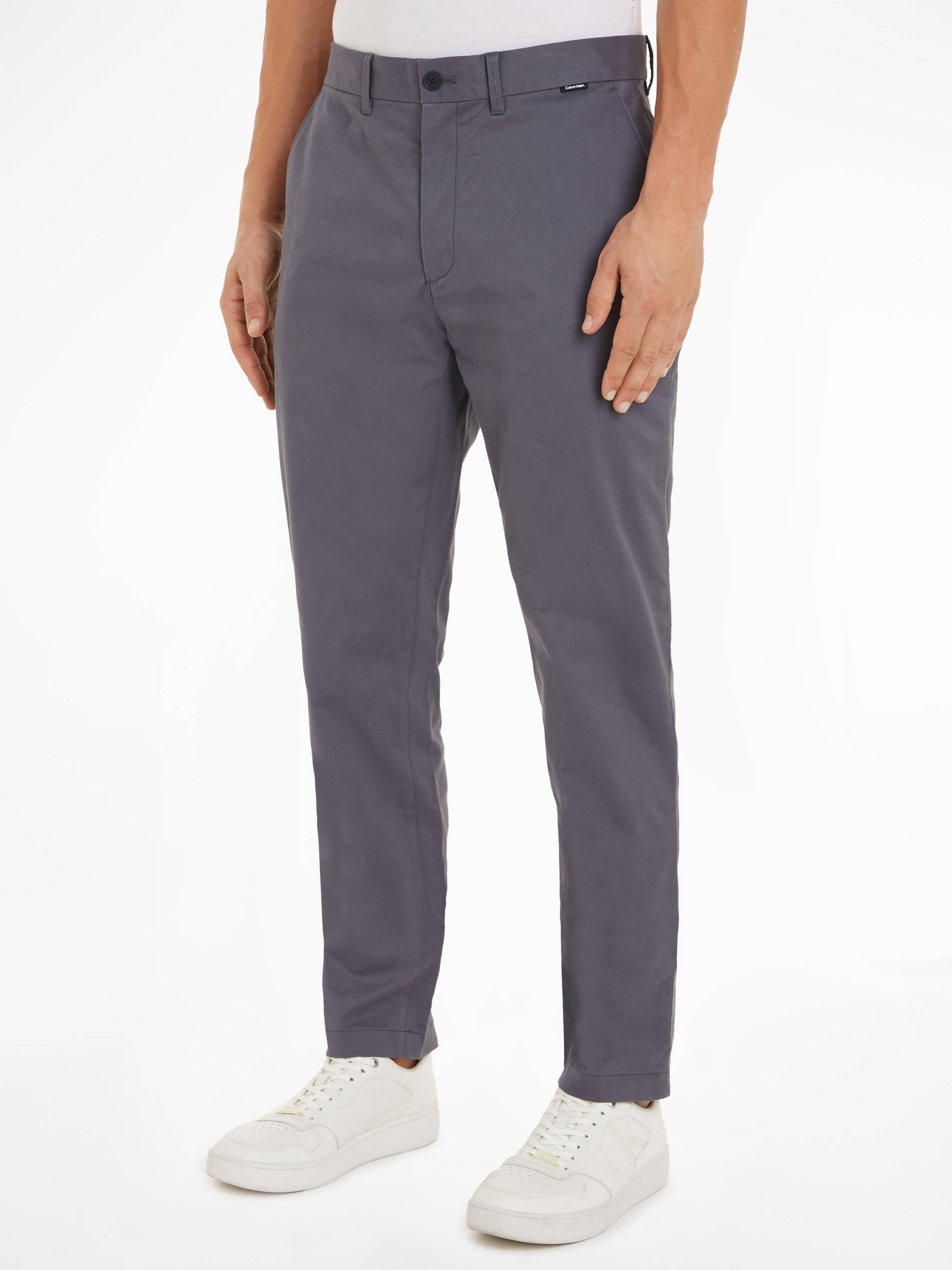 Calvin Klein Chinohose »MODERN TWILL SLIM CHINO«, mit Logoprägung von Calvin Klein