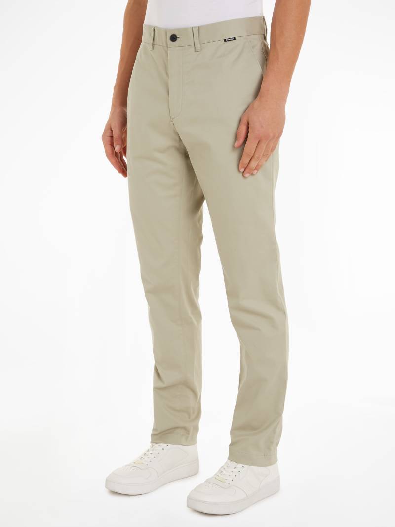 Calvin Klein Chinohose »MODERN TWILL SLIM CHINO«, mit Logoprägung von Calvin Klein