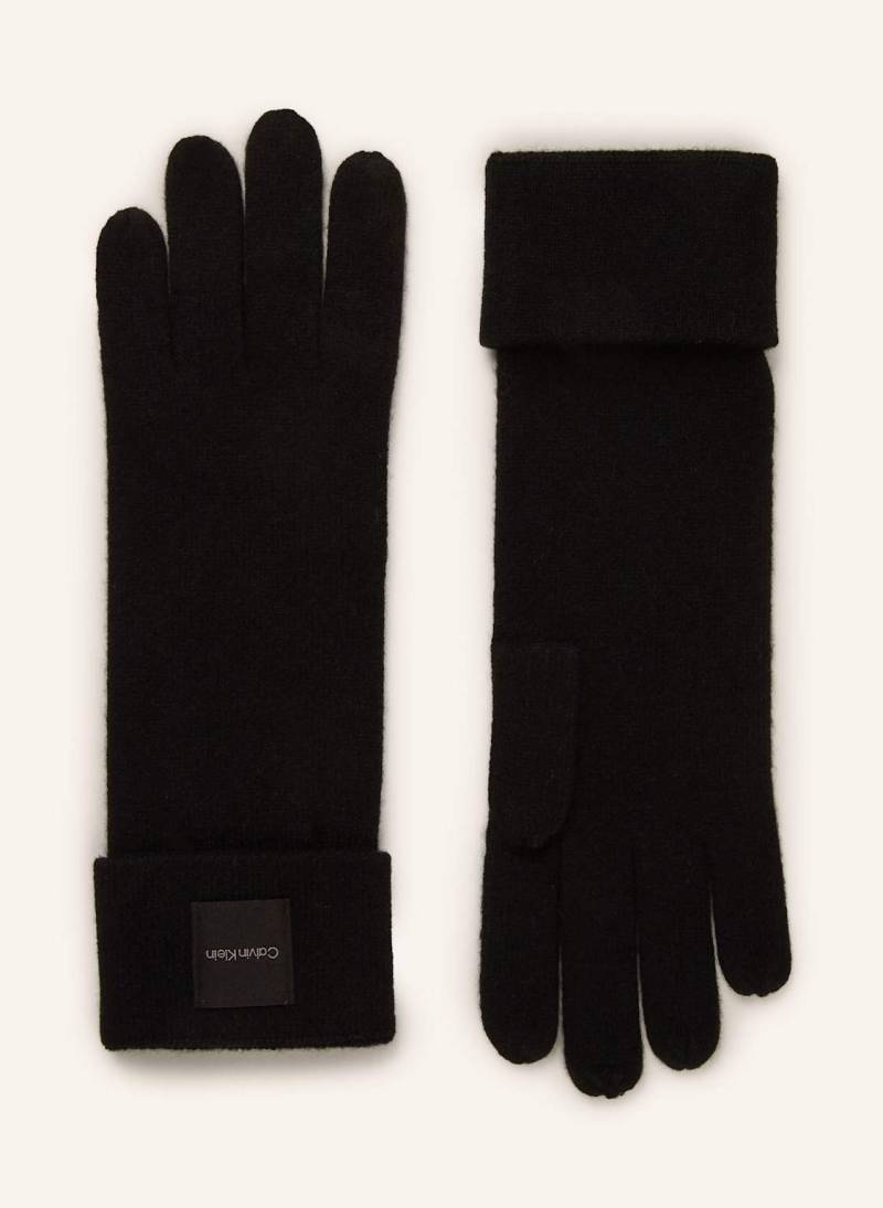 Calvin Klein Handschuhe Aus Cashmere schwarz von Calvin Klein