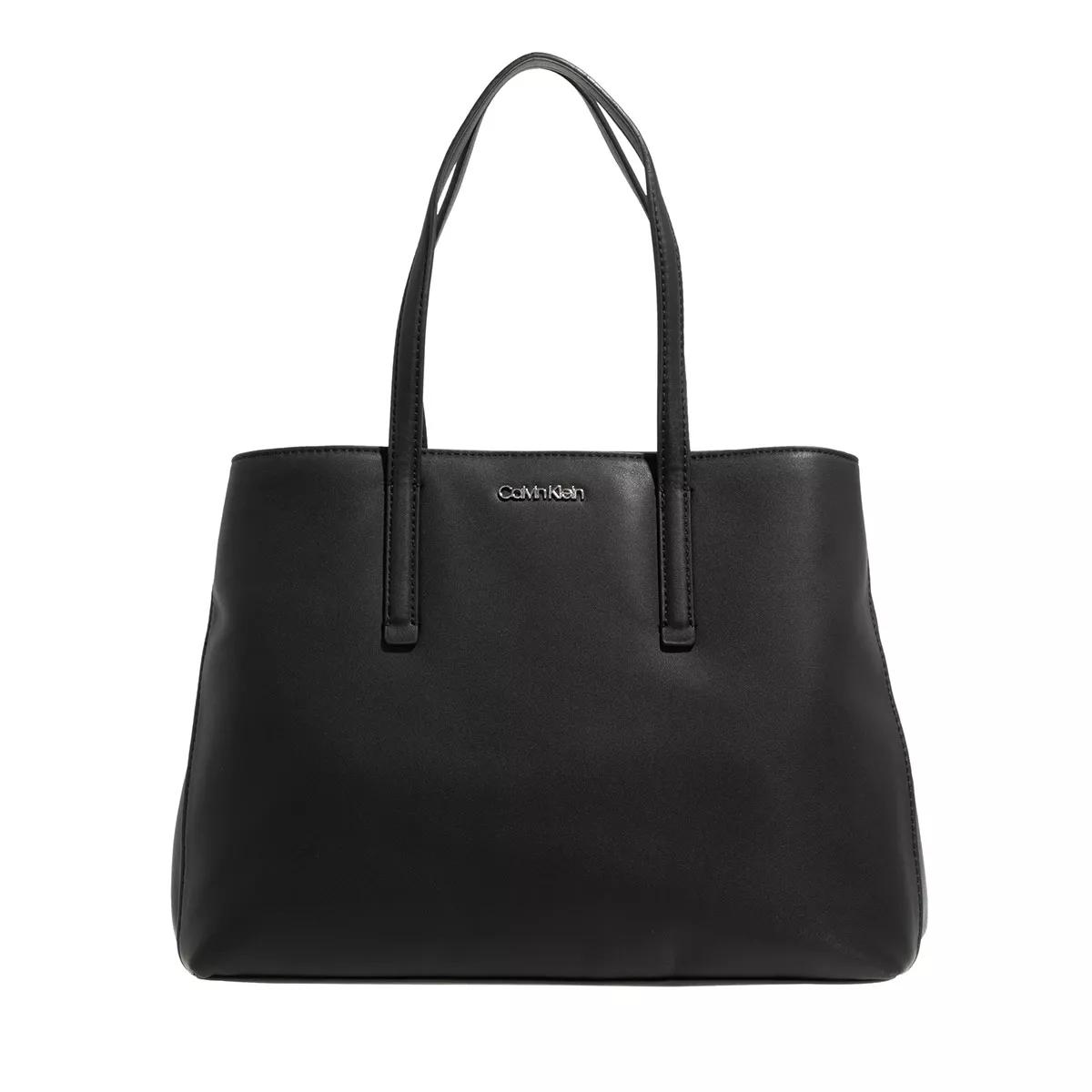 Calvin Klein Handtasche - Ck Must Tote Medium - Gr. unisize - in Schwarz - für Damen von Calvin Klein