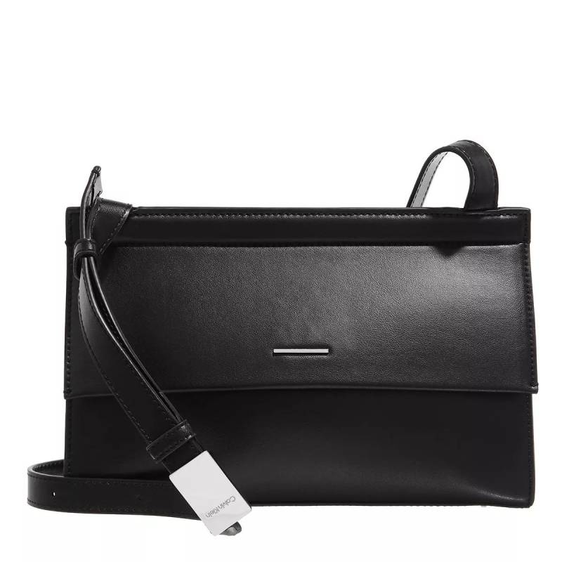 Calvin Klein Handtasche - Fold Over Shoulder Bag - Gr. unisize - in Schwarz - für Damen von Calvin Klein