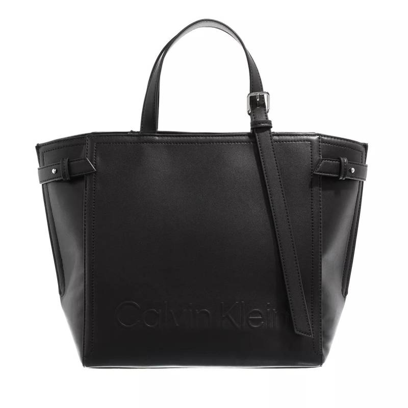 Calvin Klein Handtasche - Minimal Hardware Tote - Gr. unisize - in Schwarz - für Damen von Calvin Klein