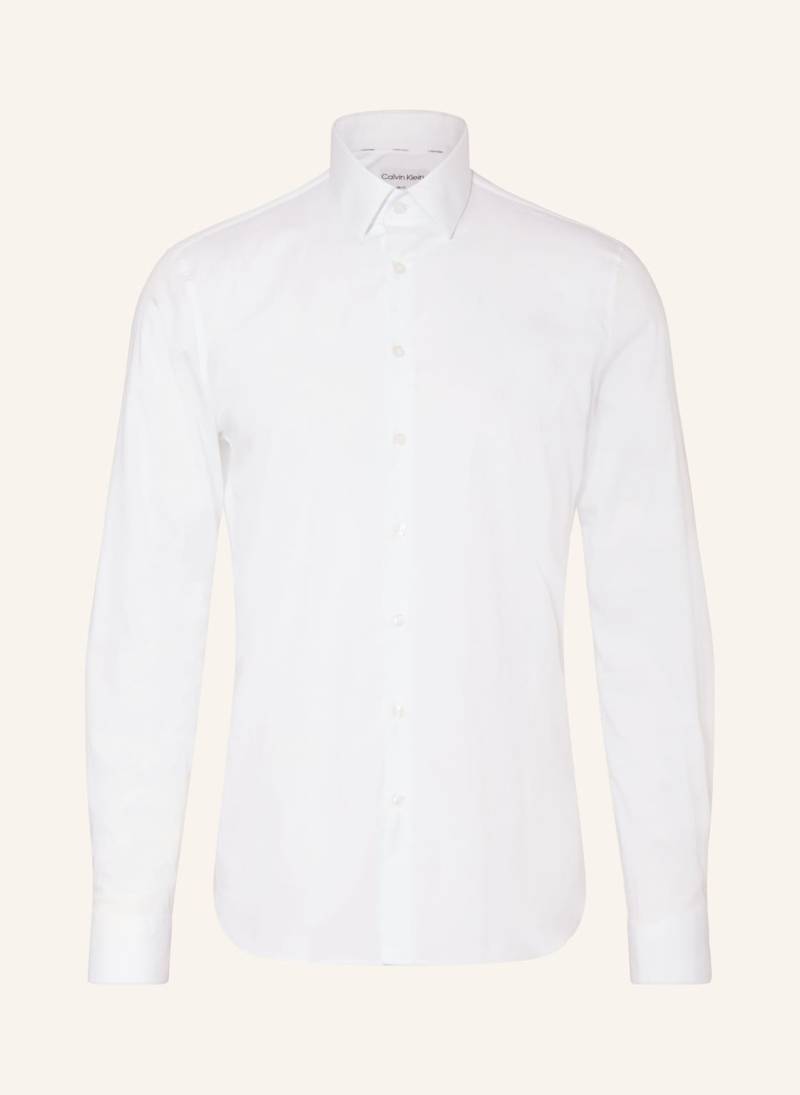 Calvin Klein Hemd Slim Fit weiss von Calvin Klein