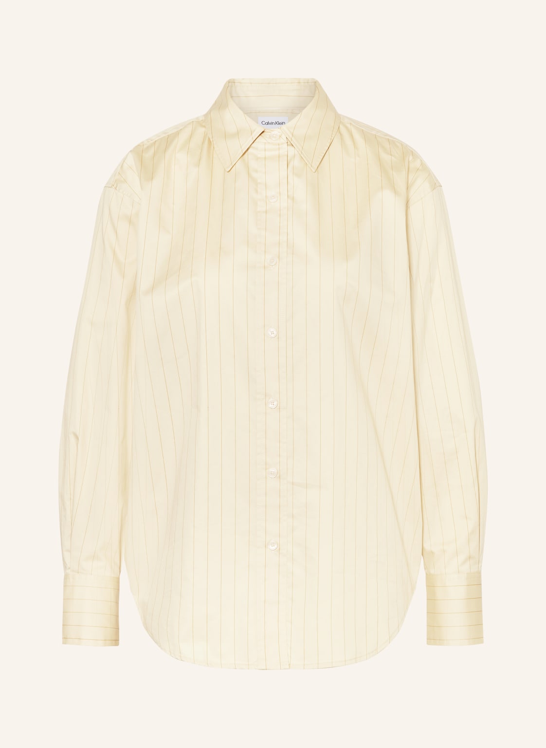 Calvin Klein Hemdbluse beige Calvin Klein Hemdbluse beige von Calvin Klein