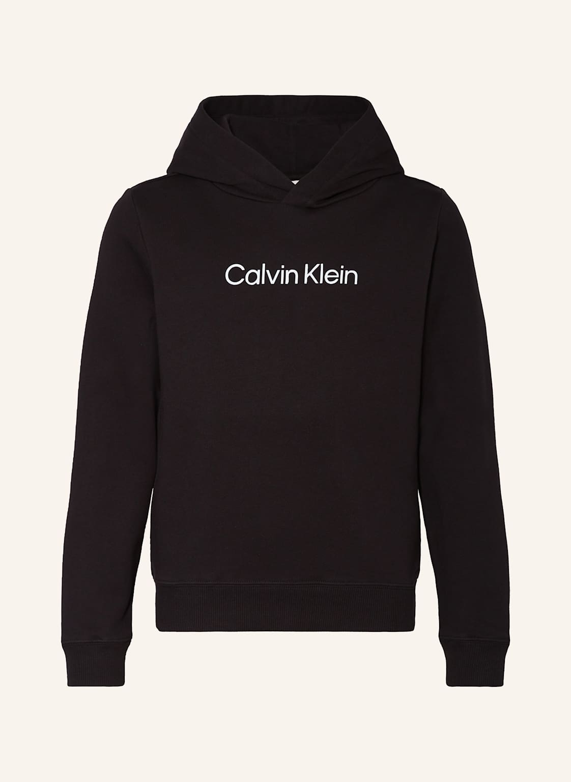 Calvin Klein Hoodie Logo Reg schwarz von Calvin Klein