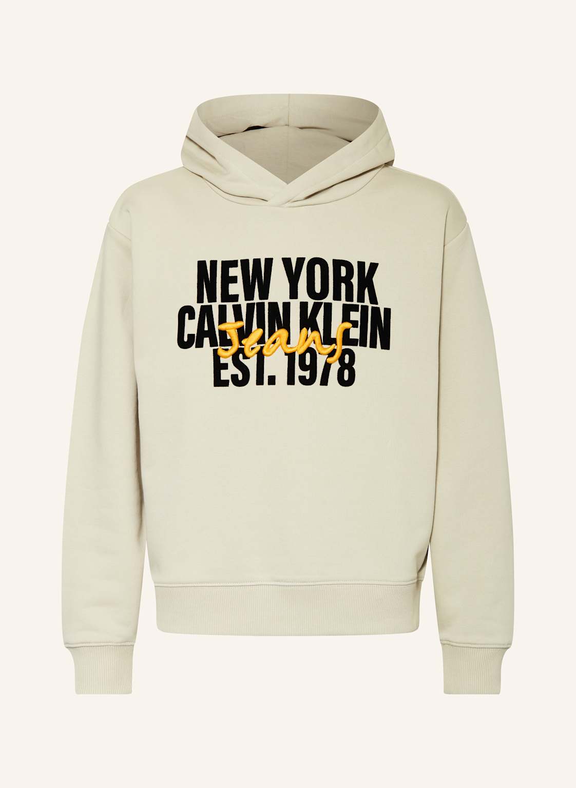 Calvin Klein Hoodie beige von Calvin Klein