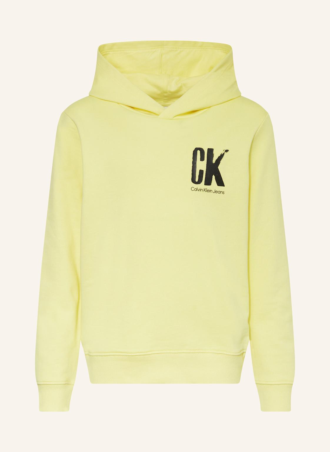 Calvin Klein Hoodie gelb von Calvin Klein