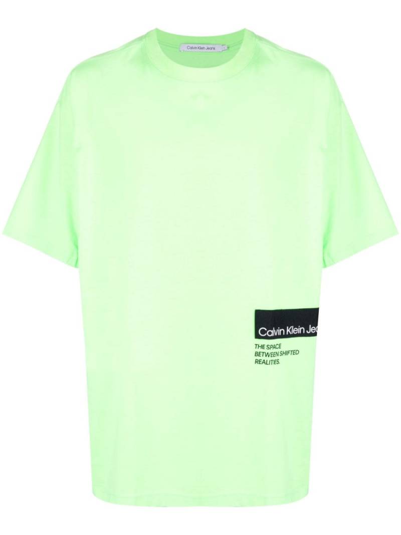 Calvin Klein Hyper Real logo-print T-shirt - Green von Calvin Klein