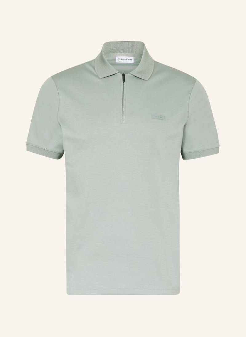 Calvin Klein Jersey-Poloshirt gruen von Calvin Klein