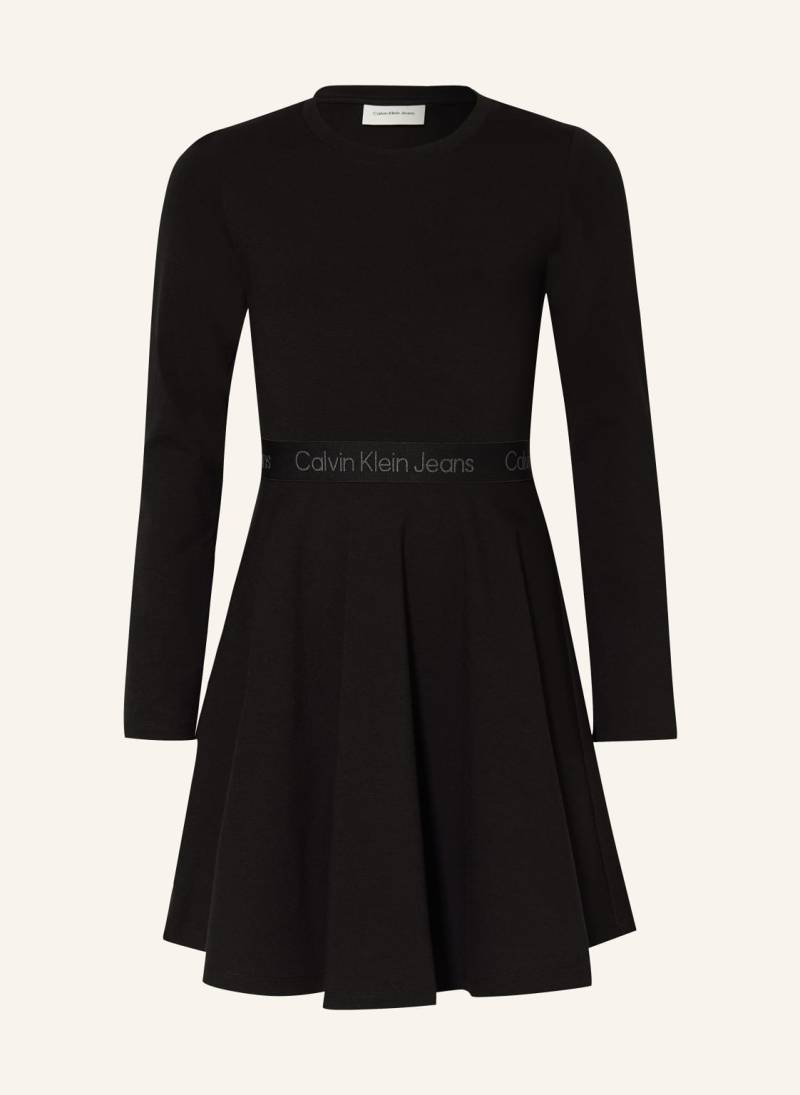 Calvin Klein Jerseykleid schwarz von Calvin Klein