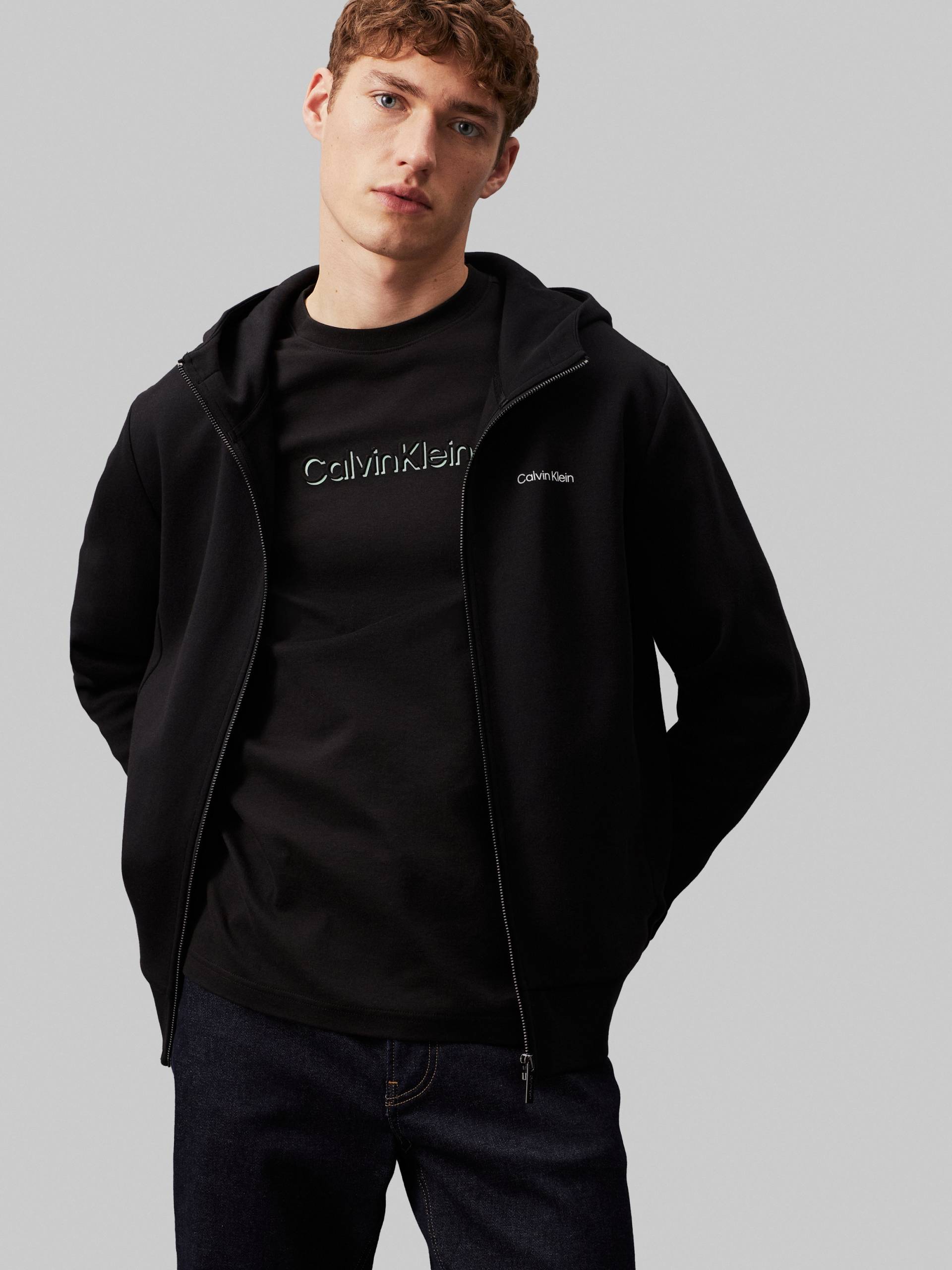 Calvin Klein Kapuzensweatjacke »MICRO LOGO REPREVE HOODIE JACKET« von Calvin Klein