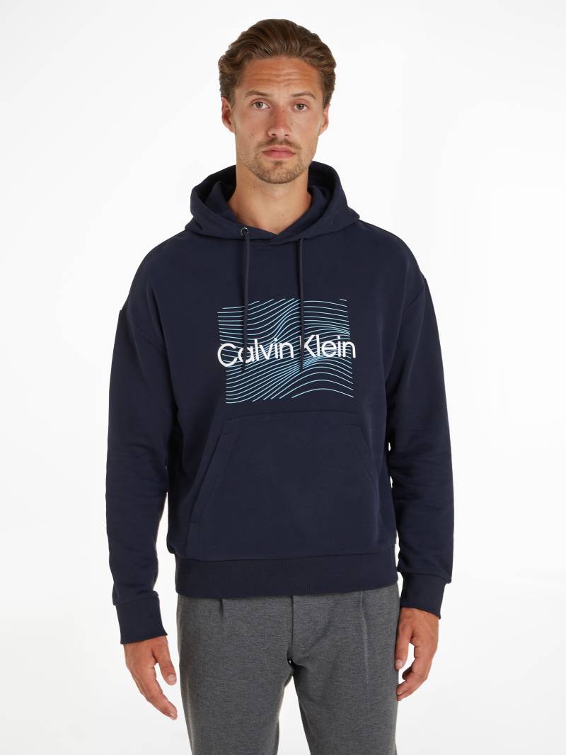 Calvin Klein Kapuzensweatshirt »WAVE LINES HERO LOGO HOODIE«, mit Markenlabel von Calvin Klein