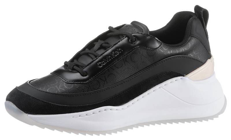 Calvin Klein Keilsneaker »INTERN WEDGE LACE UP - EPI MONO«, in sportivem Look, Freizeitschuh, Halbschuh, Schnürschuh von Calvin Klein