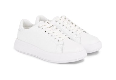 Calvin Klein Keilsneaker »RAISED CUPSOLE LACE UP-MONO MIX«, mit CK-Musterung, Freizeitschuh, Halbschuh, Schnürschuh von Calvin Klein