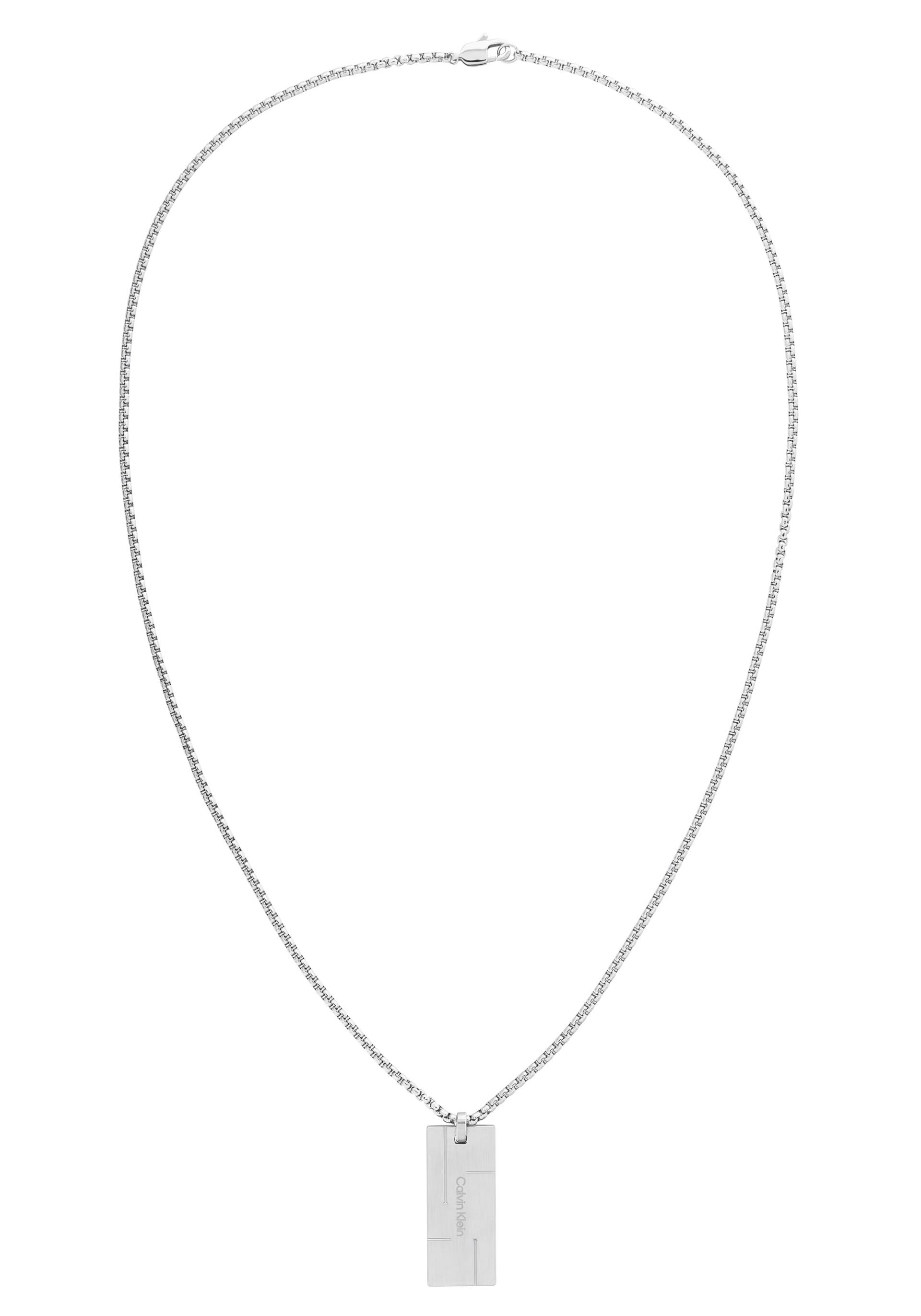 Calvin Klein Kette mit Anhänger »Schmuck Edelstahl Halsschmuck Halskette Venezianerkette GRID« von Calvin Klein