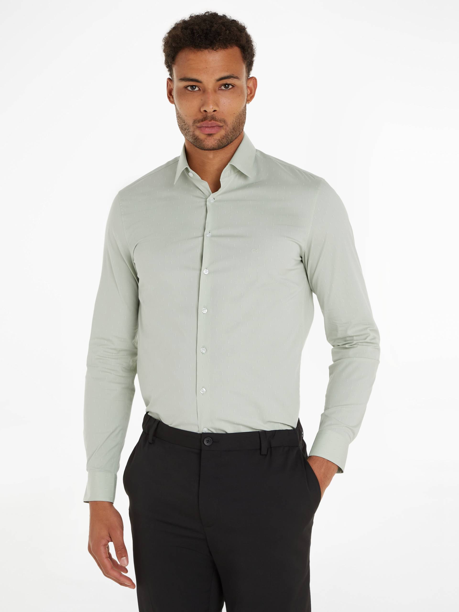 Calvin Klein Langarmhemd »POPLIN LEAF PRINT SLIM SHIRT« Calvin Klein Langarmhemd »POPLIN LEAF PRINT SLIM SHIRT« von Calvin Klein