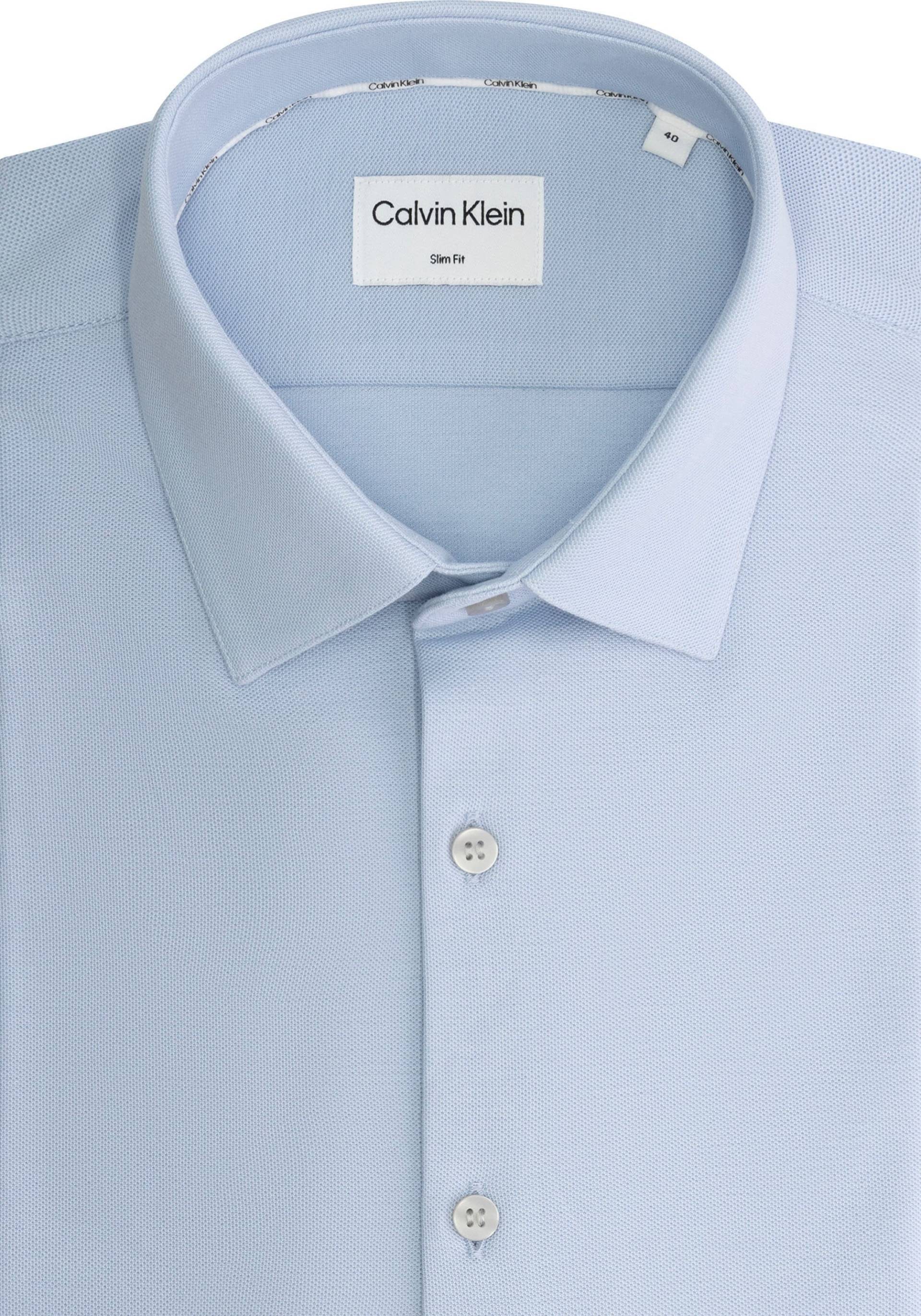 Calvin Klein Langarmhemd »STRETCH PIQUE SOLID SLIM SHIRT« Calvin Klein Langarmhemd »STRETCH PIQUE SOLID SLIM SHIRT« von Calvin Klein