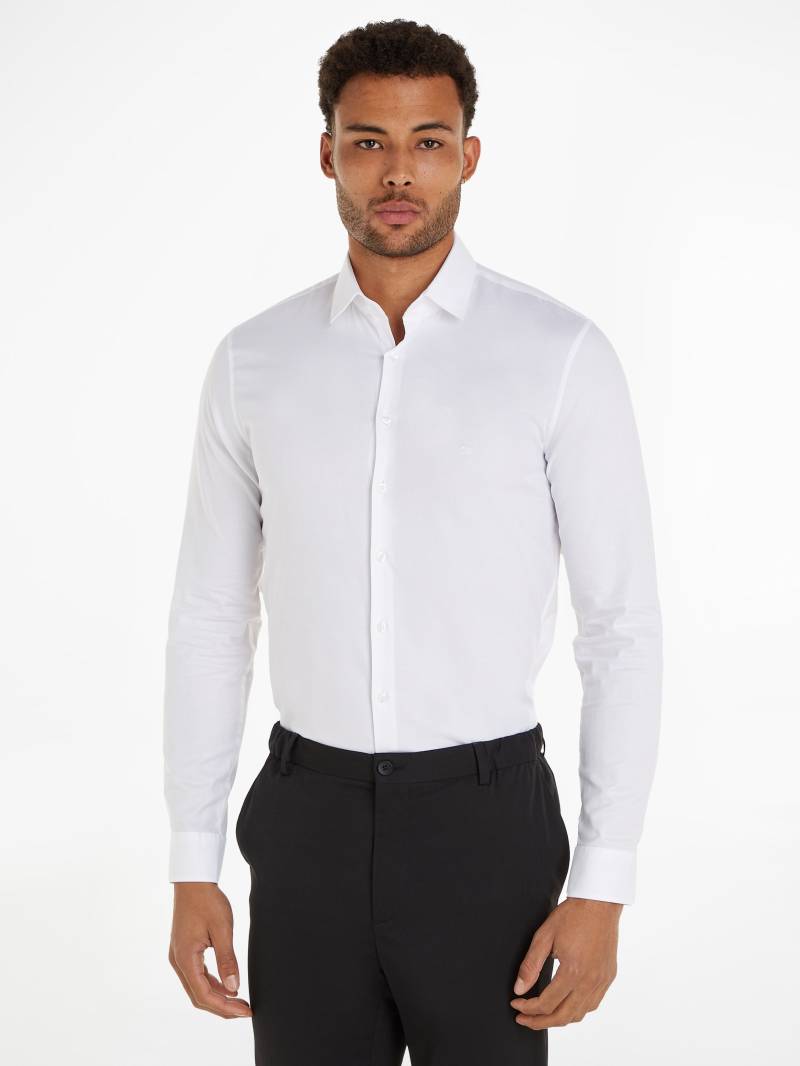 Calvin Klein Langarmhemd »TONAL STRUCTURE SLIM SHIRT« von Calvin Klein