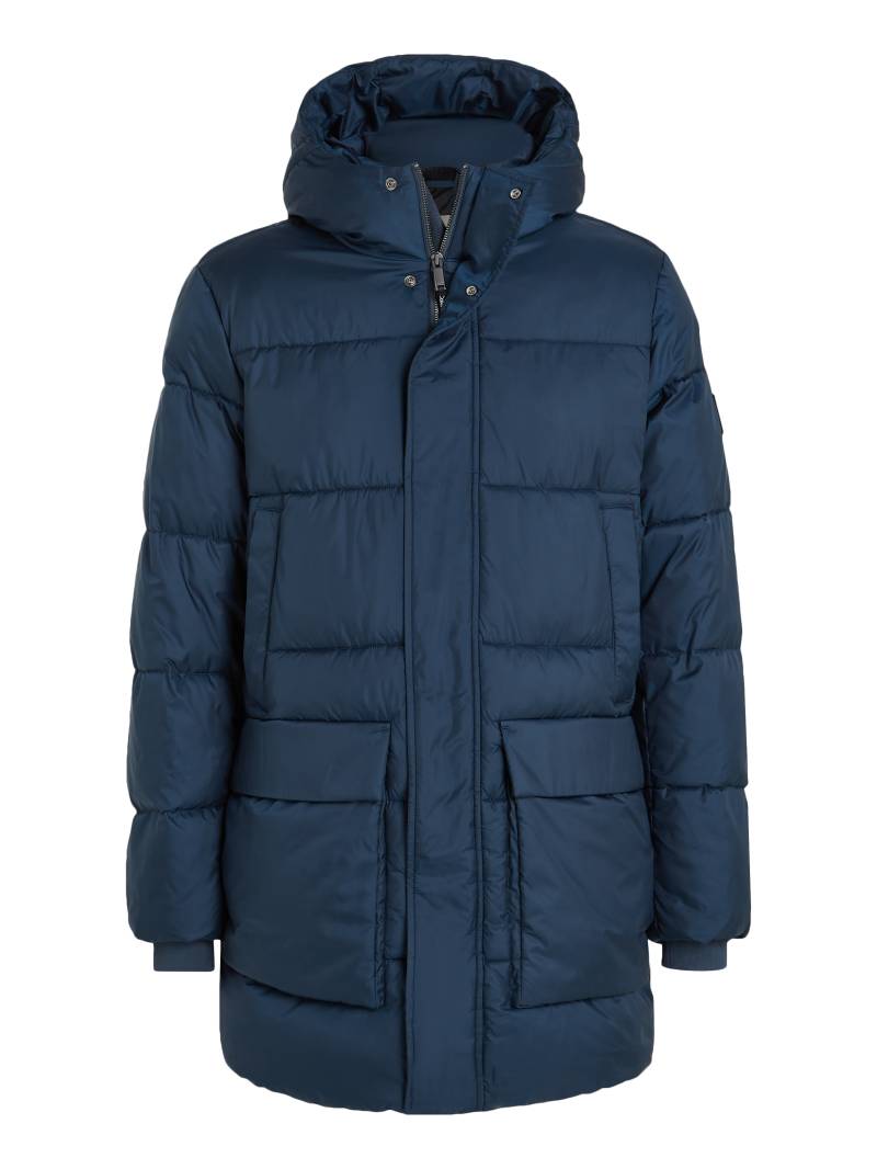 Calvin Klein Kurzmantel »LONG HOODED QUILT PUFFER MW«, mit Logopatch von Calvin Klein