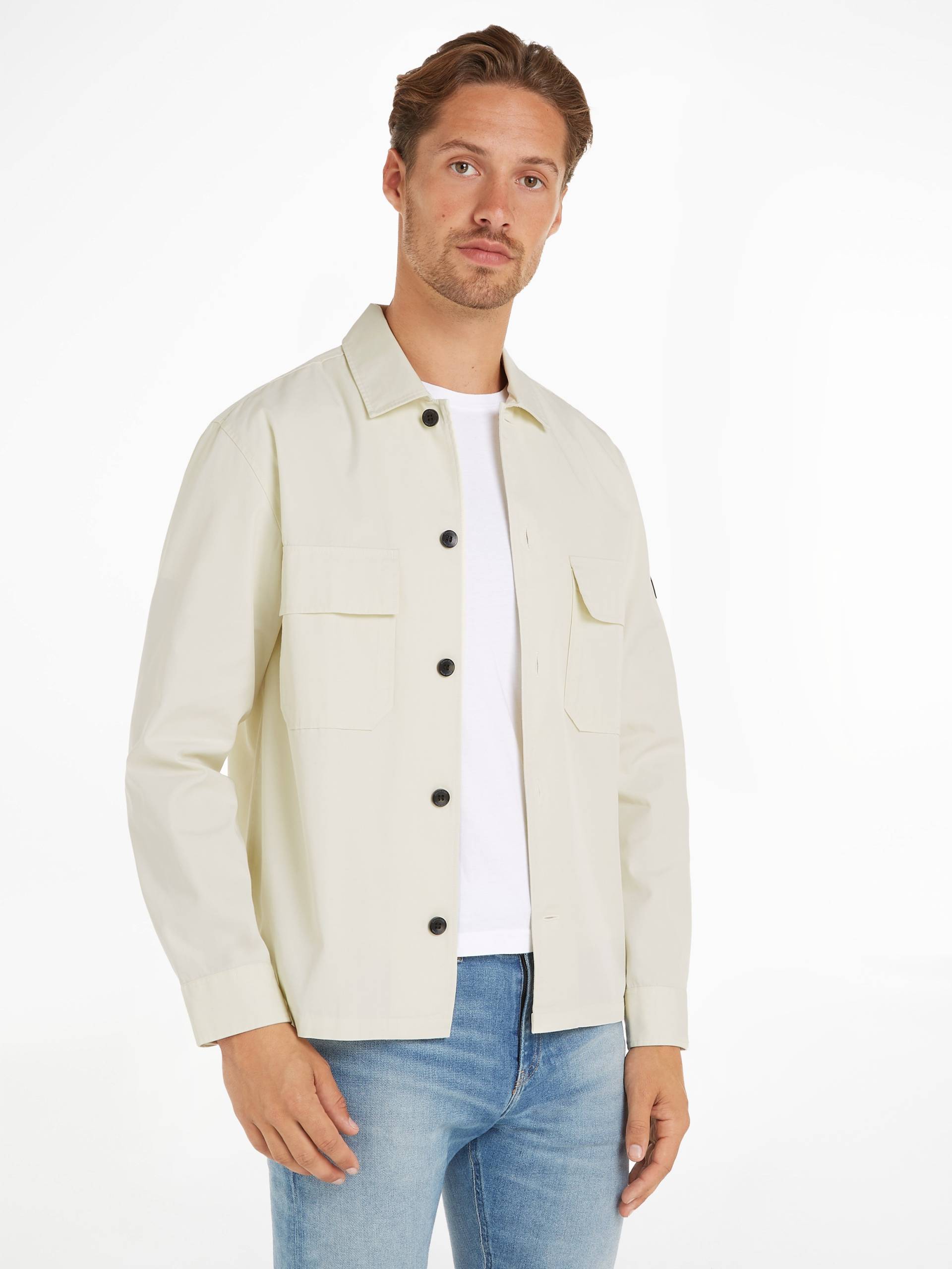Calvin Klein Langarmhemd »COTTON NYLON OVERSHIRT«, mit aufgesetzten Brusttaschen Calvin Klein Langarmhemd »COTTON NYLON OVERSHIRT«, mit aufgesetzten Brusttaschen von Calvin Klein
