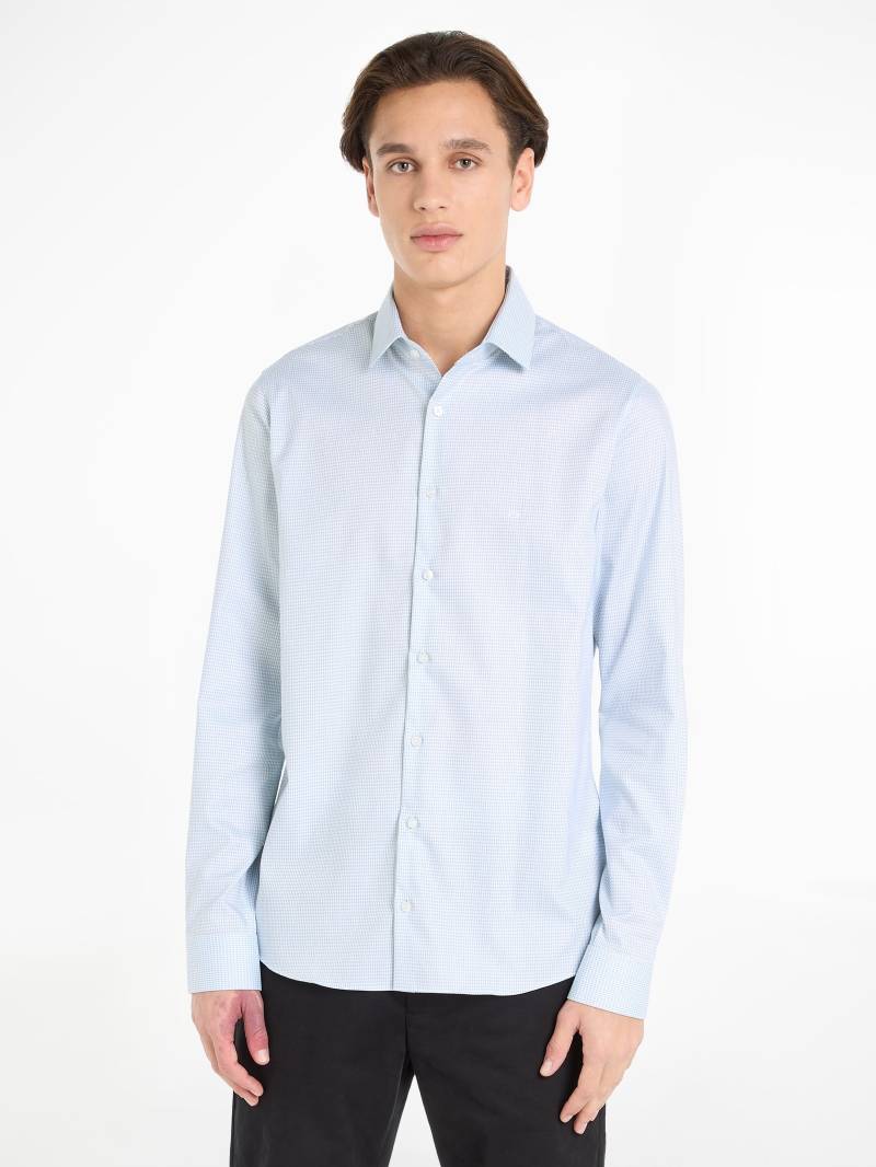 Calvin Klein Langarmhemd »STRETCH COLLAR CHECK SLIM SHIRT« von Calvin Klein