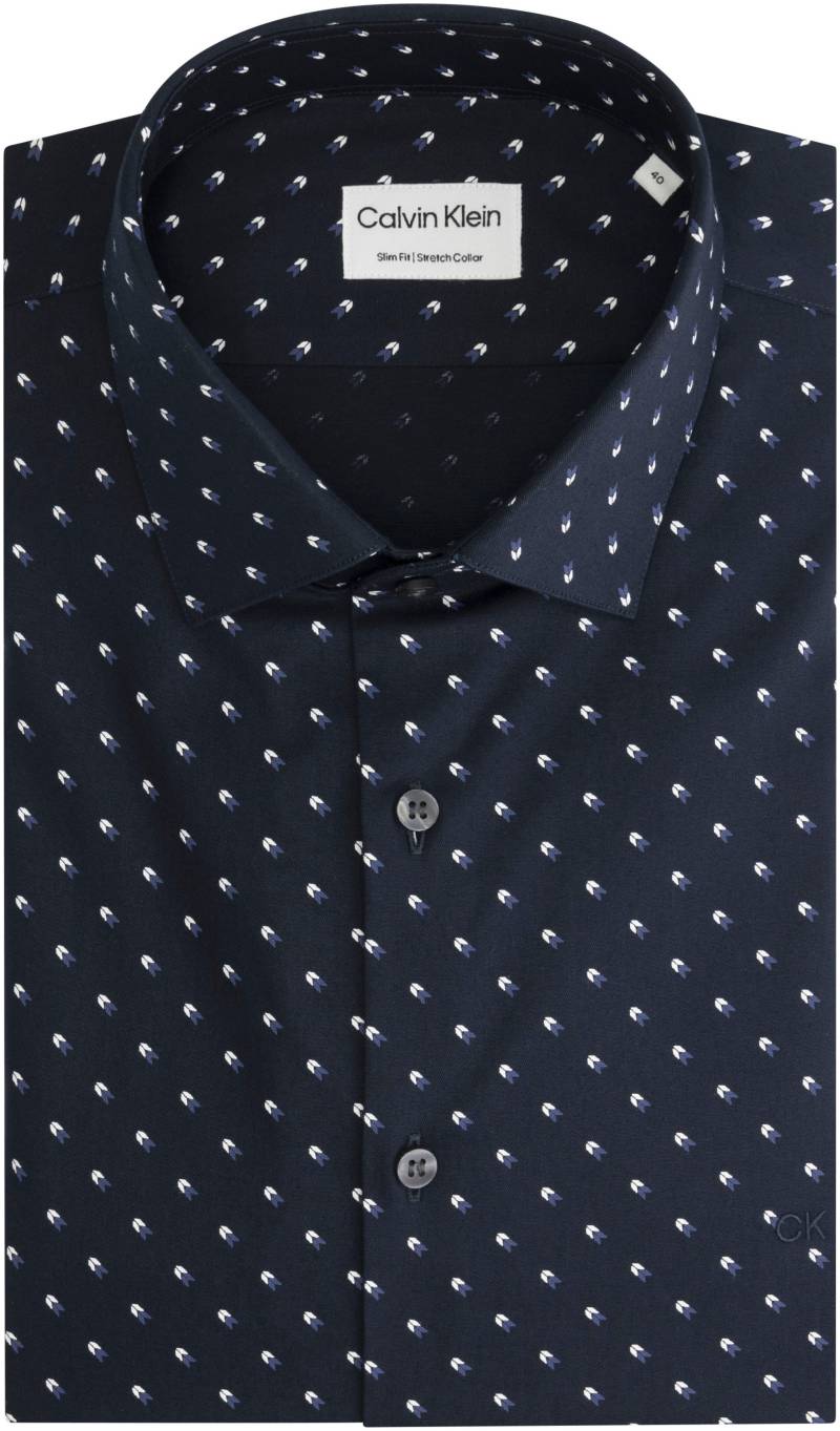 Calvin Klein Langarmhemd »STRETCH COLLAR PRINT SLIM SHIRT« von Calvin Klein